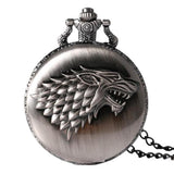 Montre à Gousset Stark Argent | Game of Thrones