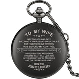 Montre à Gousset Femme To My Wife | La Montre à Gousset