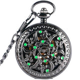 Montre à Gousset mécanique Fleur Majestueuse