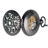 Montre de poche mécanique Fleur Majestueuse | La Montre à Gousset