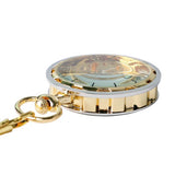 Montre de poche skeleton dorée