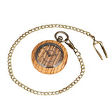 Montre de poche Retro Bois Clair