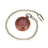 Montre de poche Retro Bois Rouge