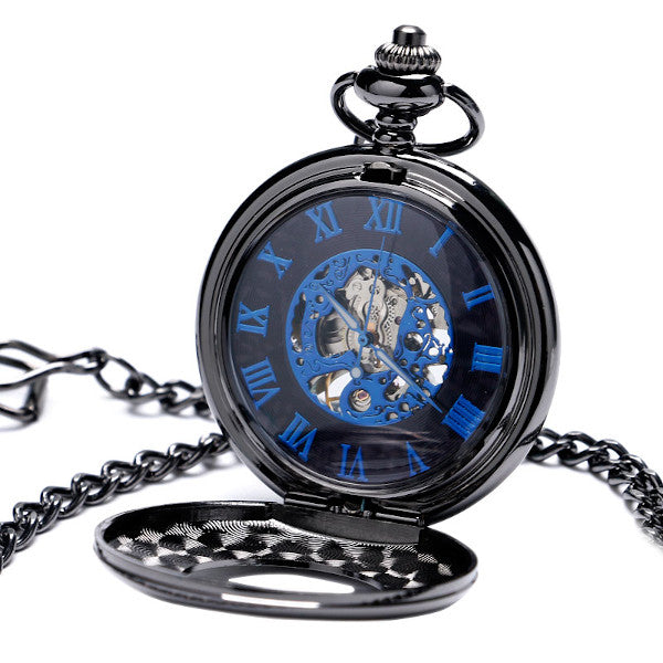 Montre à Gousset Vintage Arvoni Avec Chaîne - Mouvement Quartz, Alliage Zinc Bronze, Cadeau élégant Homme/femme