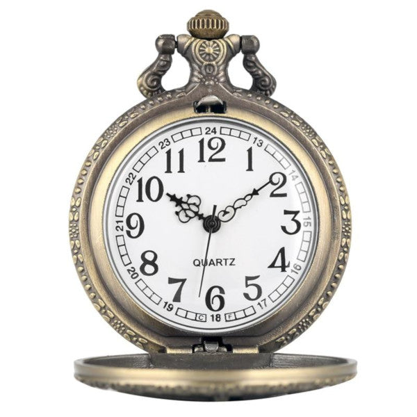 Montre De Poche Musicale à Quartz - Mélodie Joyeux Anniversaire - Argent/or/or Rose, Chaîne 30 Cm - Cadeau - 11