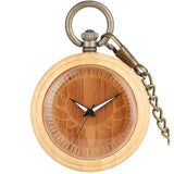 Montre à Gousset Cerf en Bois | La Montre à Gousset