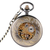 Montre à Gousset Mécanique <br>Florale