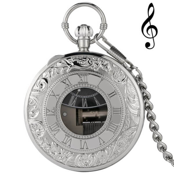 Montre De Poche à Quartz Pour Hommes Et Femmes, Ex... - Grandado