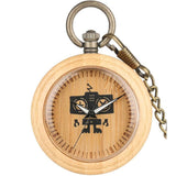 Montre à Gousset Robot Bois | La Montre à Gousset