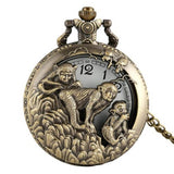 Montre à Gousset Vintage Singes | La Montre à Gousset