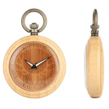 Montre Gousset Cerf en Bois | La Montre à Gousset