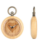 Montre Gousset Cœur en Bois | La Montre à Gousset