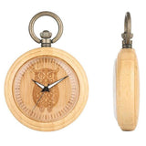 Montre Gousset Hibou Bois | La Montre à Gousset