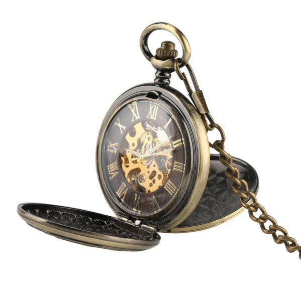 Montre Gousset Neuf étiqueté Montre De Poche Chaînée - Finition Bronze - Marque Holy Sins - Neuve Avec Étiquettes Montre Gousset Vintage Albert
