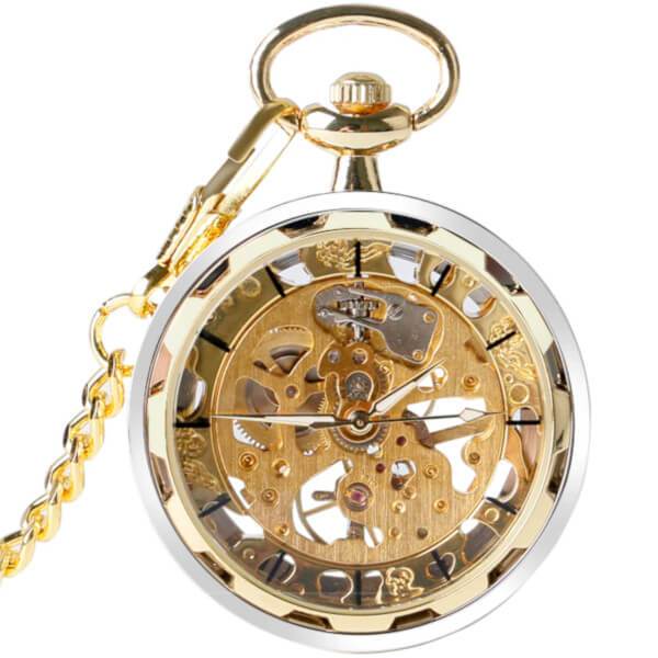 Montre à Gousset Mécanique Vintage Sans Vitre (cristal) - Occasion, Usure Du Temps Visible