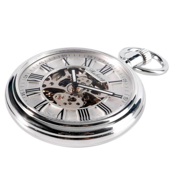Montre Mécanique Vintage Pendentif Argenté Pour Femme - Marque KIPLE - Occasion